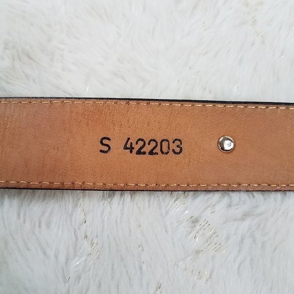 Brighton 1993 Vintage Croc Embossed Belt main image 9